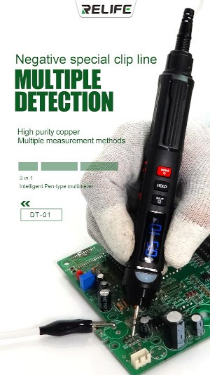 RELIFE DT-01 Smart Pen Type Mini Multimeter