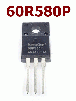 60R580P 8A 600V N-Channel Mosfet