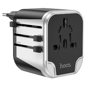 HOCO AC5 Universal Travel Adapter with Charger